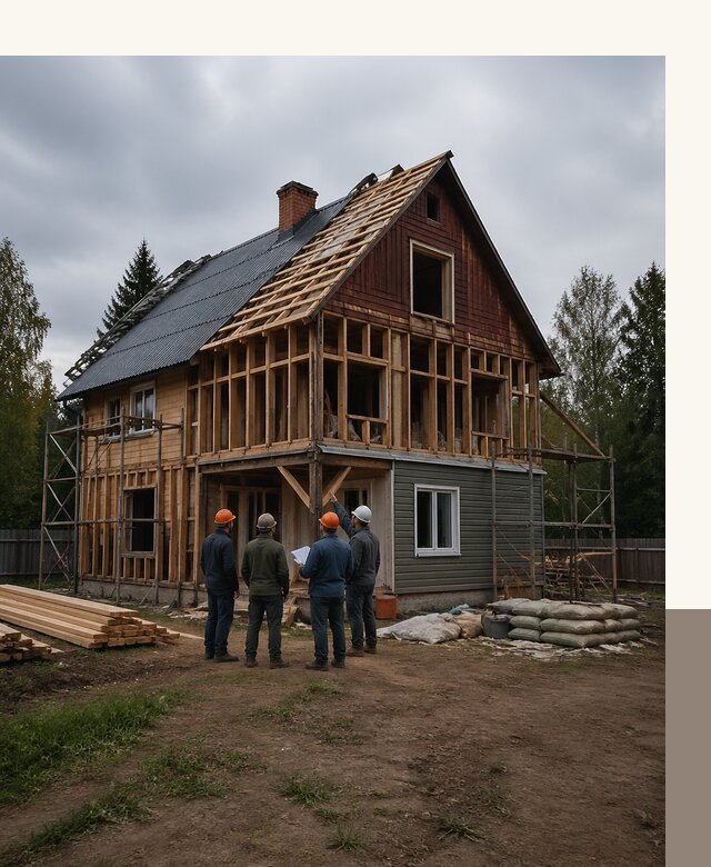 Реконструкция дачного дома в Рязани под ключ с проектом