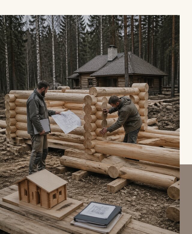 Проектирование и строительство домов из бревна в Рязани